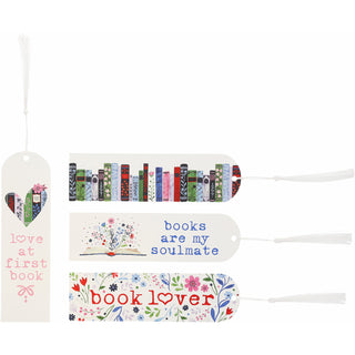 Pavilion Gift Book Lover set of four tasseled bookmarks