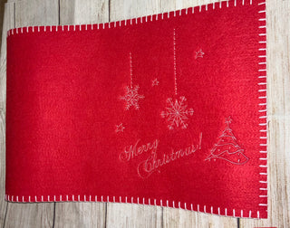 Felt Snowflake Table Runner