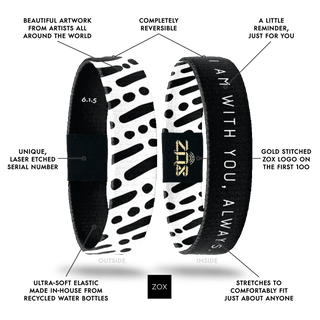 Zox I Am With You Always Bible Verse Bracelet