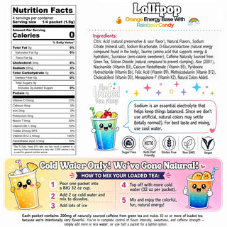 the Loaded tea shop packet