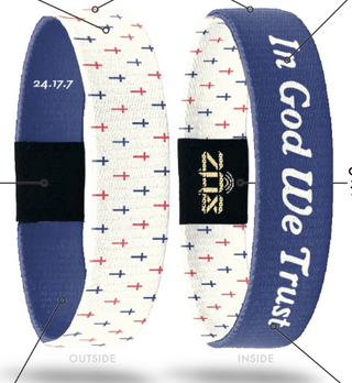 Zox In God We Trust Bible Verse Bracelet