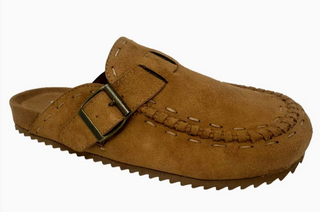 Bella Tan Suede Mule