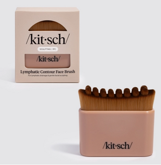 Kitsch Lymphatic Contour Face Brush Terracotta