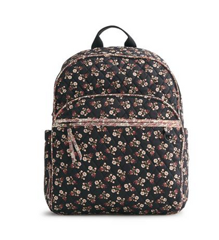 Vera Bradley Bancroft Backpack Rachel Ditsy Peacoat