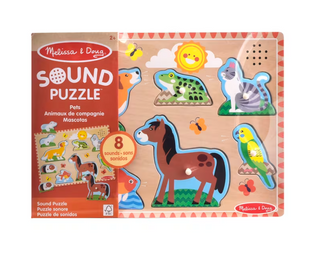 Melissa & Doug Pets wooden sound puzzle