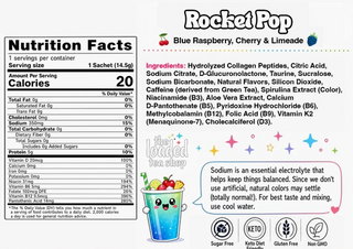 The Loaded Tea Shop drink mix packet
