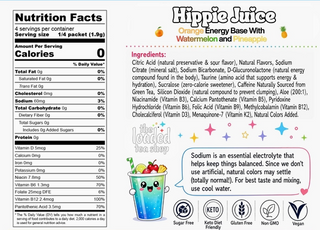 The Loaded Tea Shop Hippie Juice energy drink mix packet