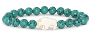 Fahlo Roam Bison Bracelet Turquoise