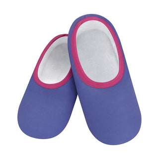 Snoozies Skinnies Purple with Contrasting Trimm Slippers