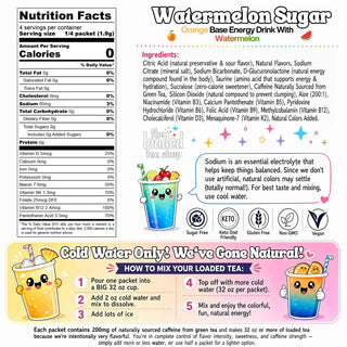 the Loaded tea shop packet