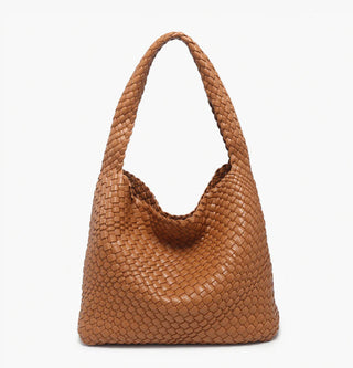Jen & Co Rachel Handwoven Hobo Camel M2631