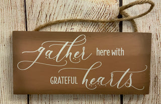Gather Hanging Sign