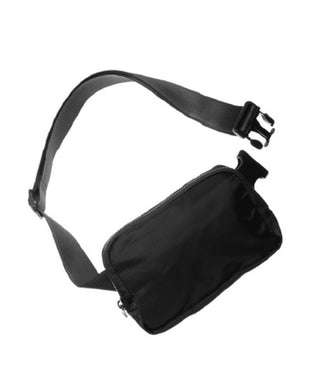 Zenana Everywhere Crossbody Fanny Pack Belt Bag Black