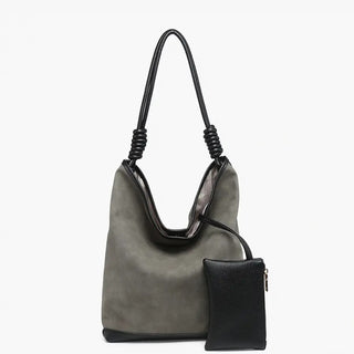 Jen & Co Harper Hobo Charcoal M2542