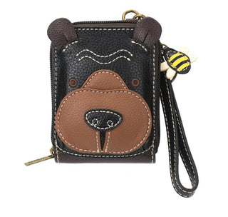 Chala 639 Credit Card Holder/ Wallet Wristlet Bear