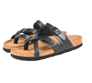 Aerothotic Celestis Strappy Sandal Black 1105