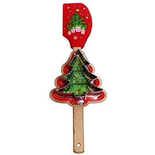 Christmas Silicone Spatula w/Cookie Cutter