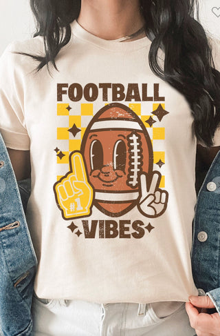 Kissed Apparel Football Vibes Graphic T-Shirt