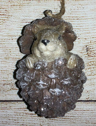 Animal Pinecone Ornament