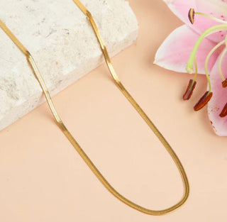 Howard's Narelle Waterproof Snake Chain Necklace Gold