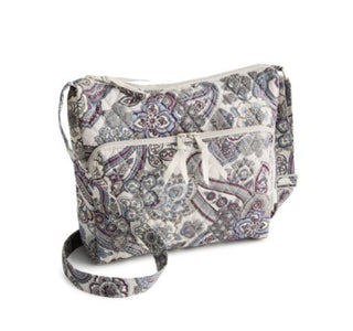 Vera Bradley Harwick Large Messenger Neutral Rhapsody