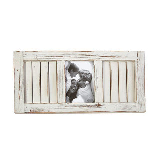 Wood Shutter Picture Frame