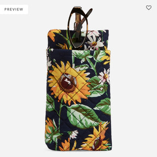Vera Bradley Double Eye Case Sunflowers