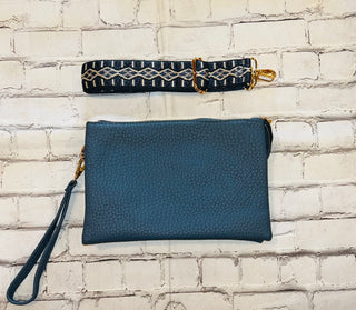Jen & Co Izzy Crossbody Slate Blue M2056