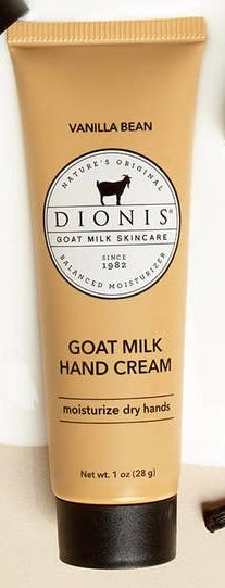 Dionis Goat Milk 1oz Hand Cream Vanilla Bean