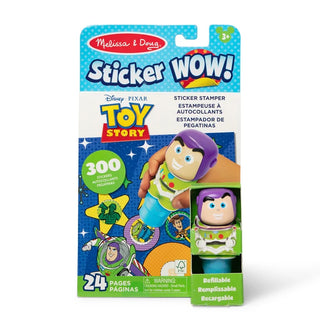 Melissa & Doug Sticker WOW! Toy Story activity pad and Buzz Lightyear sticker stamper