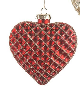 Glass Heart Ornament