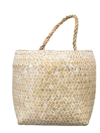 Hand Woven Wall Baskets w/Handles