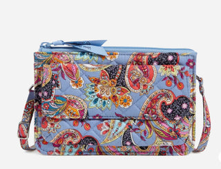 Vera Bradley RFID Wallet Crossbody Provence Paisley