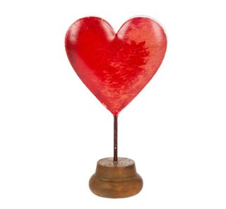 Watercolor Heart on Stand