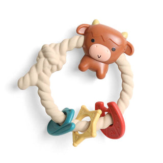 Itzy Ritzy Rattle Highland Cow