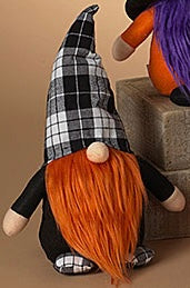 Plush Halloween Gnome Figurine