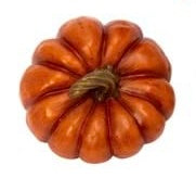 Resin Slanted Harvest Pumpkin