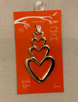 Many Hearts, One Family Ornament