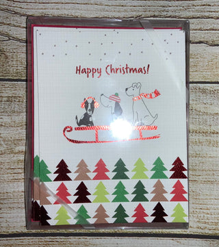Gina B Christmas Pups Christmas Cards