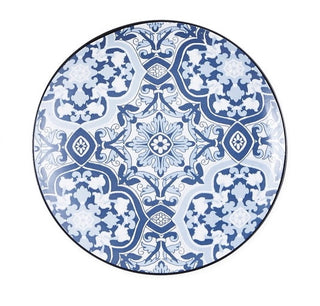 Porto Blue Tile Porcelain Appetizer Plate