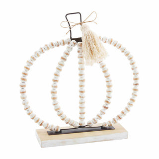 Mudpie Beaded Pumpkin Sitter Medium