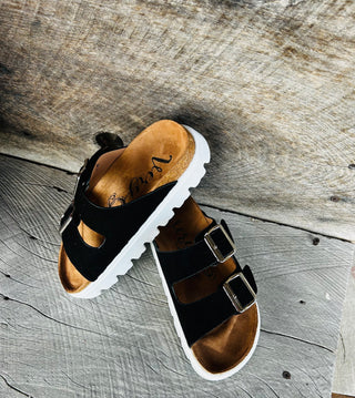 Very G Jazmin Platform Sandal Black