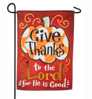 Give Thanks to the Lord Garden Flag