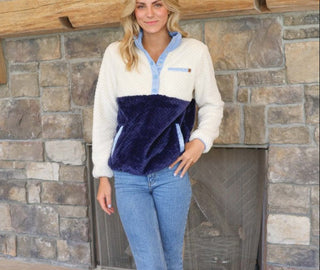 Simply Southern Simply Soft Pullover Navy