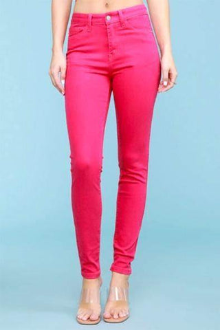 Judy Blue Fuschia Skinny Jeans 84195