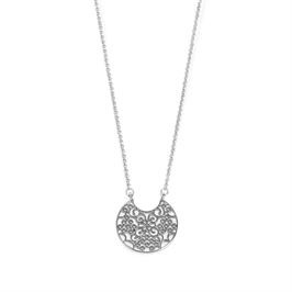 Whispers Silver Fern Necklace WN004276