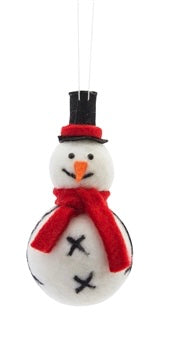 Santa/Snowman Felt Ornament