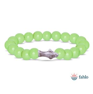 Fahlo Voyage Shark Glow-in-the-Dark Bracelet Sage Glow