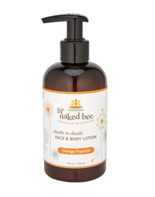 Lil' Naked Bee Face & Body Lotion Orange Popsicle