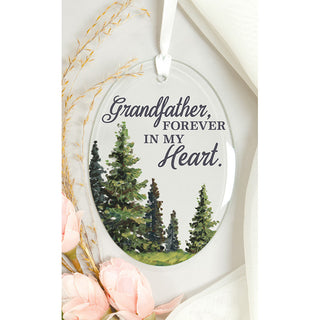 Grandfather Glass Comfort Ornament